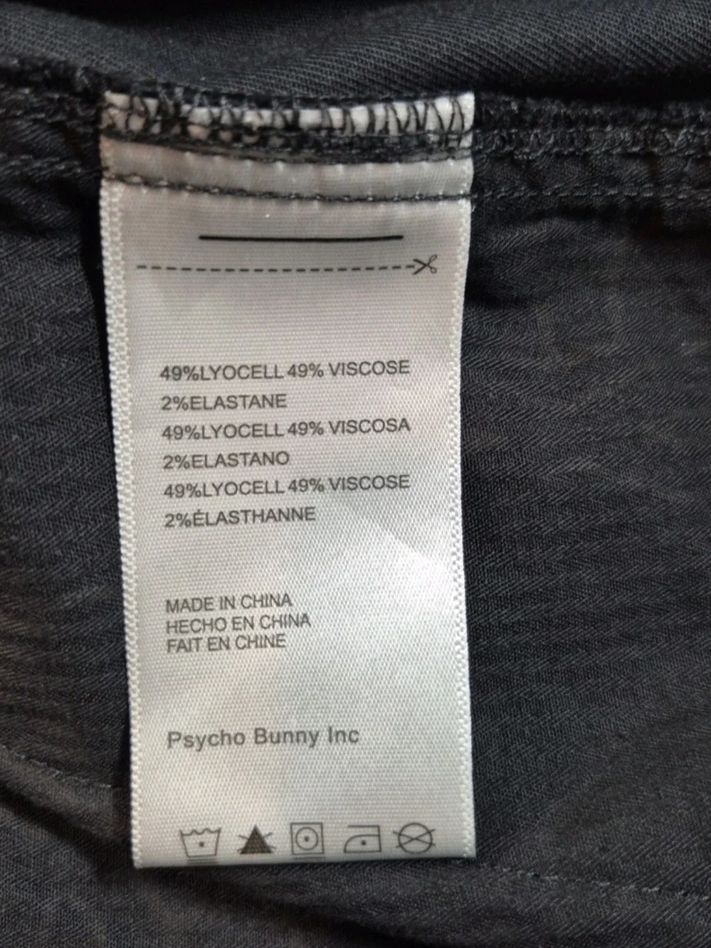 Psycho Bunny Shorts Men’s Size XXL Riviera Elastic Waist Drawstring Black NWT 30